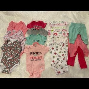 Baby girl clothing bundle